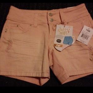 YMI Shorts blush pink size 1 NWT